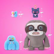 Fuggler Bouquets: 2x9 Inch + 1x3.5 Inch Plush Set (Sasquoosh, Stinkface, Squooshface) by ZURU, Funny Ugly Monster Designs, Unique Gift for Collectors