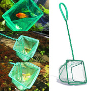 Aquarium Fish Nets, DSSPORT 4 Inch Small Mesh Fish Catch Nets with Plastic Handle Green