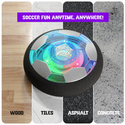 Hover Soccer Light-Up Ball - Birthday Gift for Boys - Kids Gifts Ages 5-12 | Indoor Toy Games - Gifts for Age 5, 6, 7, 8, 9, 10, 11, 12 Years Old, Boy Toys for Age 3 Years and Up