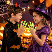 RONYOUNG 35PCS Halloween Witches Fingers Glow in The Dark Fake Monster Finger Puppets for Kid Finger Reading Pointer for Halloween Party Costume Accessory Trick or Treat Gift