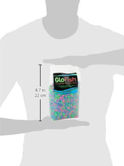 GloFish Aquarium Gravel, Pink, Green & Blue Mix, 5 lbs | Compliments GloFish Tanks, Glows Under Blue LED Lights, Use As a Substrate or Accent With GloFish Aquarium Plants & Décor