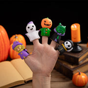 Jocomoni 5 Pieces Halloween Finger Puppets Toys for Kids Ghost Character Party Favors Goodie Bag Fillers
