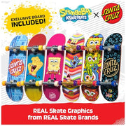 TECH DECK Spongebob Sk8shop Bonus Pack Customizable Fingerboards Set | Customize 6 Boards with Skate Tool & Wheels, Authentic Details, Fidget Skateboard Toy Gifts for Kids & Collectors Ages 6+