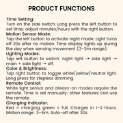 ⌛Limited-Time Offer-Smart LED Clock Night Light with Motion Sensor