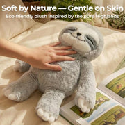 Mewaii Weighted Stuffed Animals Sloth Plush, Heatable Coolable, 4 lb, 20in | Mom's Choice Award, Microwaveable Inner Pad, Huggable Sloth Plushies, Cozy Gift for Kids & Adults
