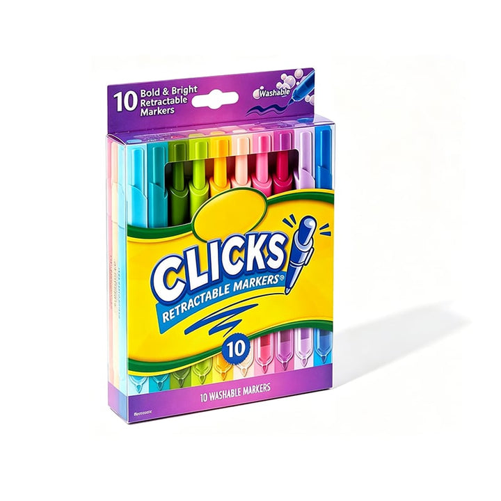 Clicks Retractable Markers Pastel