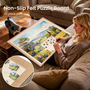 Piecevana Jigsaw Puzzle Board for 1000 Pieces | Foldable Puzzle Board, 29.84" x 21.96" Felt Display Board for Adults Mom Dad