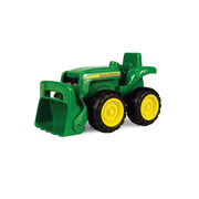 TOMY John Deere Sandbox Vehicle Set - Dump Truck and Tractor Toy - 6 Inch | Officially Licensed John Deere Toys, Working Front Loader, Summer Sandbox Toys, Plastic, 2 Count, Ages 18 Months+