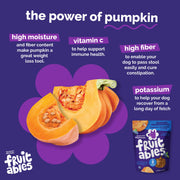 Fruitables Baked Dog Treats, Low Calorie Treats, Pumpkin & Blueberry, 12oz