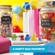 Sesame Street 10 Piece Finger Puppet Set - Educational Party Favors & Bath Toys