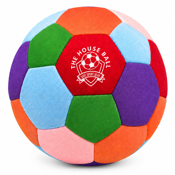The House Ball - The Original Soft and Safe Indoor Soccer Ball Size 4 - Created for Inside Your Home and Yard - No Scuffs On Walls - Realistic Feel and Weight with a Shock Absorbing Exterior