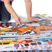 Melissa & Doug Traffic Jam Jumbo Floor Puzzle 24-Piece Set