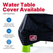 Step2 Rain Showers Splash Pond Toddler Water Table, Outdoor Kids Water Sensory Table, Ages 18+ Months, 13 Piece Water Toy Accessories, Blue & Green