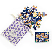 Mudpuppy - Spooky House 36 Piece Puzzle to Go for Kids | Ages 3-5, 4-6, Reusable Pouch For Travel, Postcard Included, Haunted Themed, Family Fun, Screen-Free Play, FSC Certified