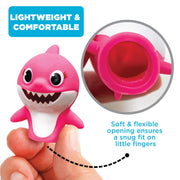 Nickelodeon Baby Shark 5 Pc Finger Puppet Set - Party Favors, Educational, Bath Toys, Story Time, Beach Toys, Playtime,5 Count (Pack of 1)