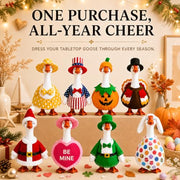 Funle 7 Inch Desk Goose Outfits, 8-Pack Seasonal Holiday Clothes | Mini Desk Goose Outfits for Multiple Holidays, Halloween, Thanksgiving & Christmas, Desk Decor, Gifts for Goose Lovers