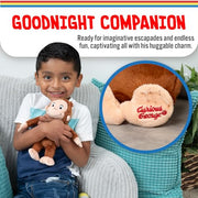 Kids Preferred Curious George Monkey Stuffed Animal Plush Toys Soft Cutest Cuddle Plushie Gifts for Baby and Toddler Boys and Girls - 8 Inches