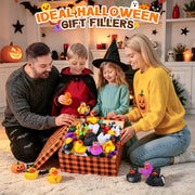 24 Halloween Rubber Ducks, Assorted Styles Party Favors Goodie Bag Fillers