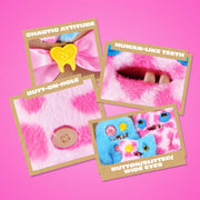 Fuggler Bouquets: 2x9 Inch + 1x3.5 Inch Plush Set (Sasquoosh, Stinkface, Squooshface) by ZURU, Funny Ugly Monster Designs, Unique Gift for Collectors