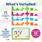 Learning Resources STEM Explorers Brainometry | 3D Puzzle Games for Kids, Kids Travel Games, Brain Teaser Puzzles, Pattern Memory Game, Brain Game Toys, Classroom Toys