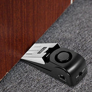 EMDMAK Door Stop Alarm with 120DB Siren Door Stop for Home & Travel (Black) (Pack of 2)
