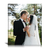 Custom Canvas Prints with Your Photo, Personalized Picture Wall Art 8x10in | Ship Next Day, Custom Photo Gifts for Mom Dad Pet Couple Family Wedding Anniversary, Floating Frame Available, Ready to Hang