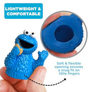 Sesame Street 10 Piece Finger Puppet Set - Educational Party Favors & Bath Toys