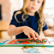 Melissa & Doug Take-Along On the Farm Magnetic Jigsaw Puzzles | Two 15-Piece Magnetic Puzzles, Fold-Out Carrying Case with Handle, Mess-Free Travel Toys, Preschool Toys for Kids, Ages 3+