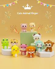 AQKILO Animal Finger Puppets, Funny Toys for Stories and Gifts, 10 Pieces | Weird Stuff Gifts With Funny Animals, Silly Stories, Pretend Play, Party Fun, and Creative Surprises