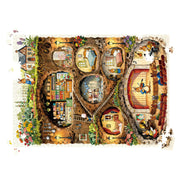 HUADADA Puzzles for Adults 1000 Pieces-Rabbit House Puzzles | Gifts for men women,Family Games,Eco matte oil print,eye strain relief,tight puzzle piece fit,vibrant colours