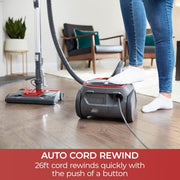 Kenmore 81414 400 Series Pet Friendly Lightweight Bagged Canister Vacuum with Extended Telescoping Wand, HEPA, Retractable Cord, and 4 Cleaning Tools-Red