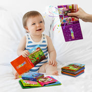 Dr.Rapeti 6 Pack Soft Books, Cloth Book, Bath Book, Baby Book, Crinkle Book