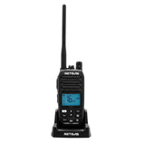 Retevis RM21 5W Marine Radio VHF IP67 Floating, Noise Cut for Boat (1 Pack) | Coastal Fishing, Duck Hunting, 1-Press AI Noise Reduction, 1800mAh Battery, Submersible, Global Channels, NOAA Weather Alert