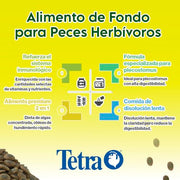 Tetra Pro PlecoWafers Fish Food for Algae-Eaters, 5.29 oz | Complete Daily Food For Herbivore Bottom-Feeders, Sinking Wafers With Algae Center, Algae & Fiber to Support Digestion
