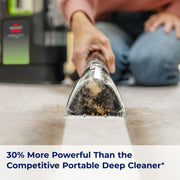 BISSELL Little Green Max Pet Portable Carpet Cleaner, 3860 | Self-Cleaning Tough Stain Tool & Pet Hair Removal Tool; car/auto detailing; deep upholstery cleaning