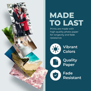 Photo Prints - Glossy - 5x7 - Standard Size - Upload Your Own Photos - Personalized Picture Prints - Custom Printed Photos for Home Decor - Made in the USA - Custom Prints for Picture Frames and Wall Art
