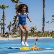 Stomp Rocket Ultra, High-Flying Rocket Launcher for Kids, 4 Rockets | Fun Outdoor Toys for Boys & Girls, Ages 5 & Up - Soft Foam Tipped Blaster Set Soars Up to 200ft - STEM Toys for Outside Play