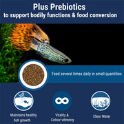 TetraMin Tropical Flakes Fish Food, 7.06 oz | Complete Daily Diet For Top-And-Mid Feeding Tropical Fish, Protein For Growth & Prebiotics for Digestion, Clear Water Formula