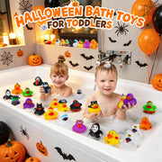 24 Halloween Rubber Ducks, Assorted Styles Party Favors Goodie Bag Fillers