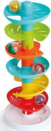 Kidoozie - Whirl 'N Go Ball Tower - Toddler Ball Drop Toy | Drop a ball & watch it spiral, whirl & pop out below - visual tracking & motor practice on joyful repeat, Ages 9-24 Months