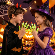 RONYOUNG 35PCS Halloween Witches Fingers Glow in The Dark Fake Monster Finger Puppets for Kid Finger Reading Pointer for Halloween Party Costume Accessory Trick or Treat Gift