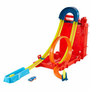 Hot Wheels Track Builder Unlimited Fuel Can Stunt Box Playset & Car | Portable Track Set in a Container that Looks like a Gas Can, 14 Component Parts & 1:64 Scale Toy Vehicle​​