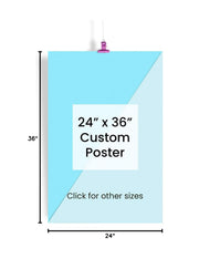 EzPosterPrints - Custom Poster Print - Upload Your Image/Photo - Personalized Photo Prints, Create Your Own Poster - Print Any Photos, Images - 24 X 36 inches