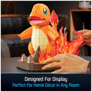 4D Build Pokémon Charmander 3D Puzzle Model Kit, Desk Décor, Shelf Display | 241 Premium EPS Foam Pieces, No Glue Or Tools Required, Build & Display Collectible Hobby Kit Gift For Fans Ages 12+