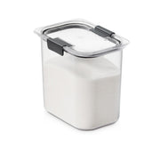 Rubbermaid Brilliance 12-Cup Airtight Food Storage Container, Perfect for Pantry Staples, Clear/Grey