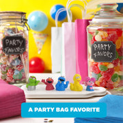 Sesame Street 10 Piece Finger Puppet Set - Educational Party Favors & Bath Toys