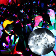 Novelty Place LED Party Finger Lights - LED Finger Flashlight for Kids and Adults - Light Up Finger Ring Toys for Halloween Party, Raves, Concert Shows (40Pcs, White)