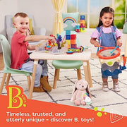 B. toys Wooden Piano, Mini Maestro with Color-Coded Songbook | Wooden piano toy with color-coded keys and songbook featuring 6 classical compositions; 3+ Years