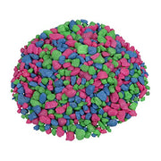 GloFish Aquarium Gravel, Pink, Green & Blue Mix, 5 lbs | Compliments GloFish Tanks, Glows Under Blue LED Lights, Use As a Substrate or Accent With GloFish Aquarium Plants & Décor