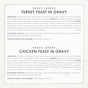 Purina Fancy Feast Gravy Lovers, Poultry & Beef Wet Cat Food, 3oz, 24-Pack | Variety Pack, grilled gourmet texture made with no artificial colors or preservatives, 100 percent complete and balanced